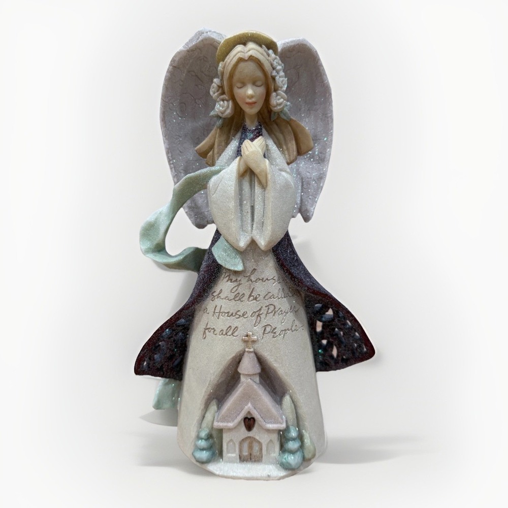 Enesco Foundations Angel Figurine Karen Hahn 2005 Church Faith‎ 4005132